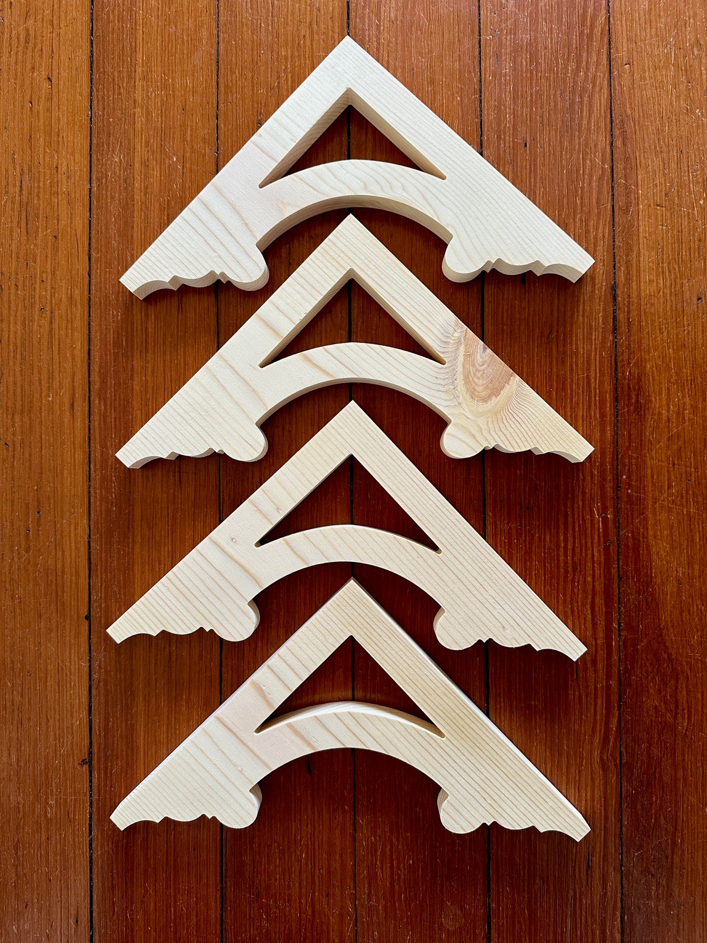 Art Deco Wood Trim Brackets