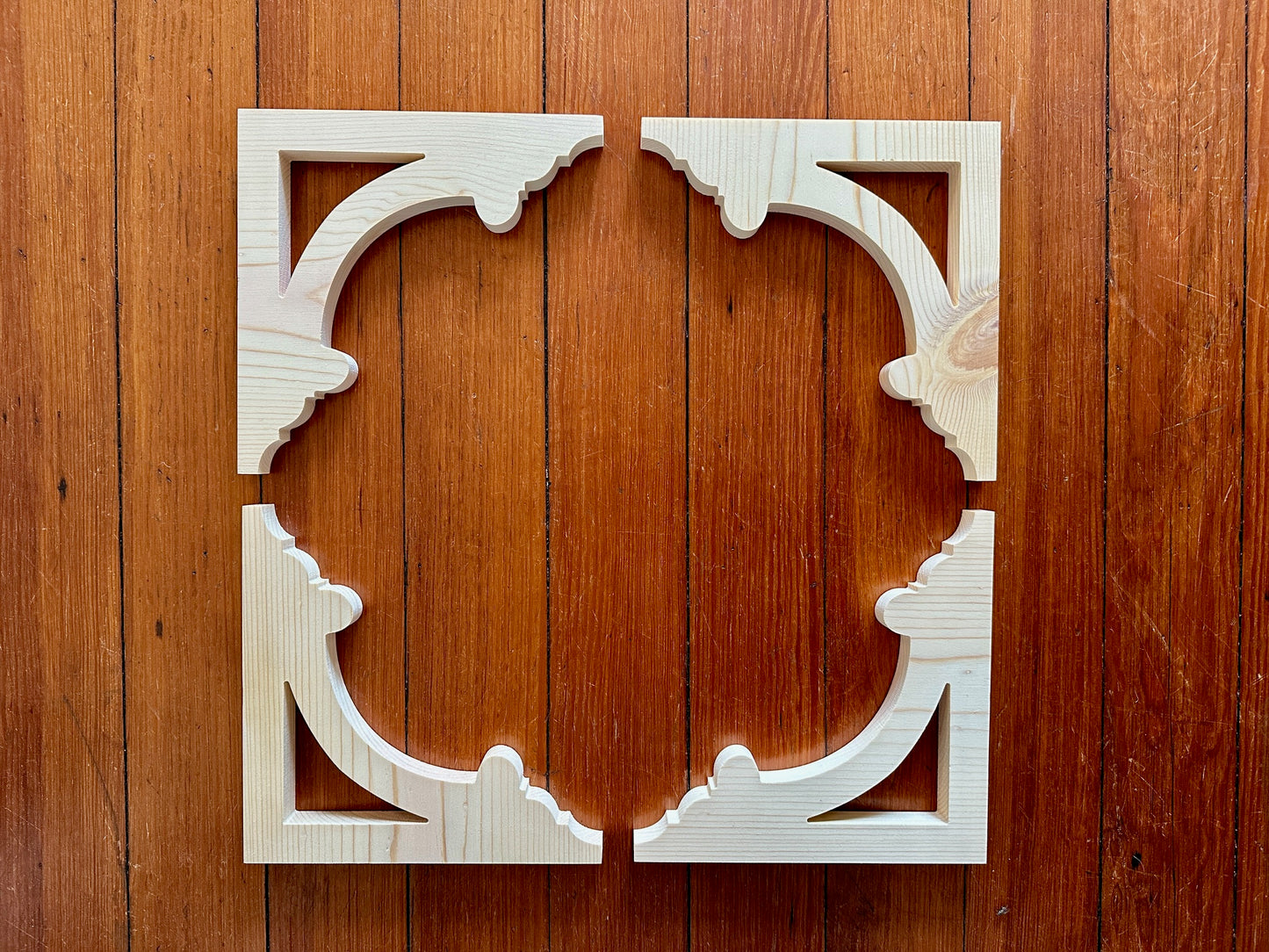 Art Deco Wood Trim Brackets