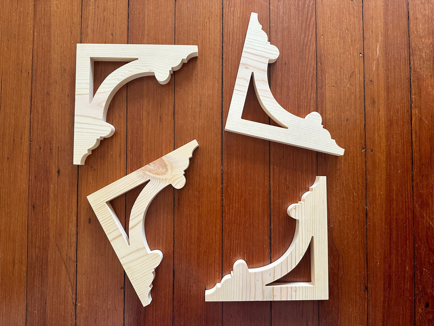 Art Deco Wood Trim Brackets