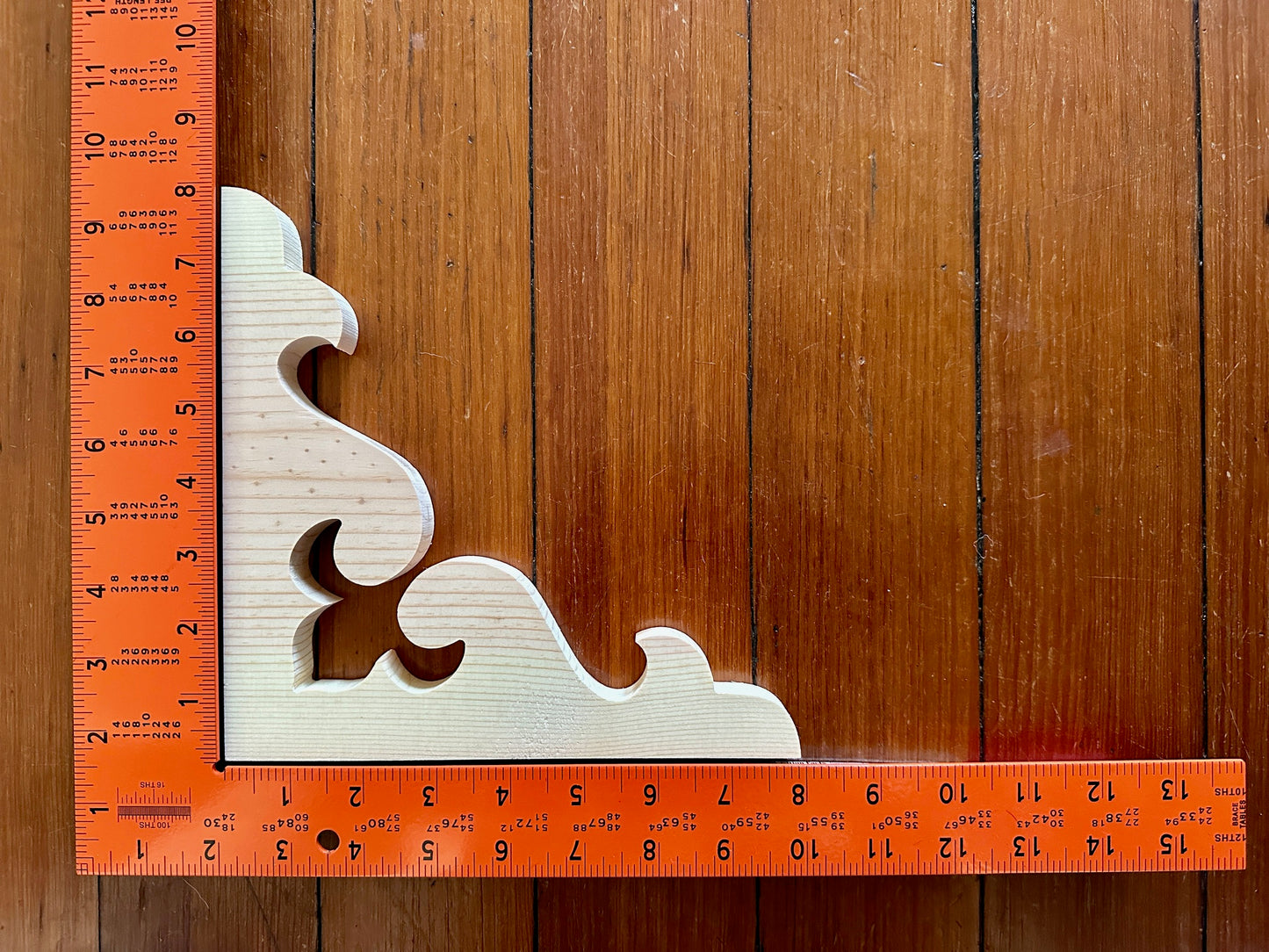 Fleur de lis Wood Trim Brackets