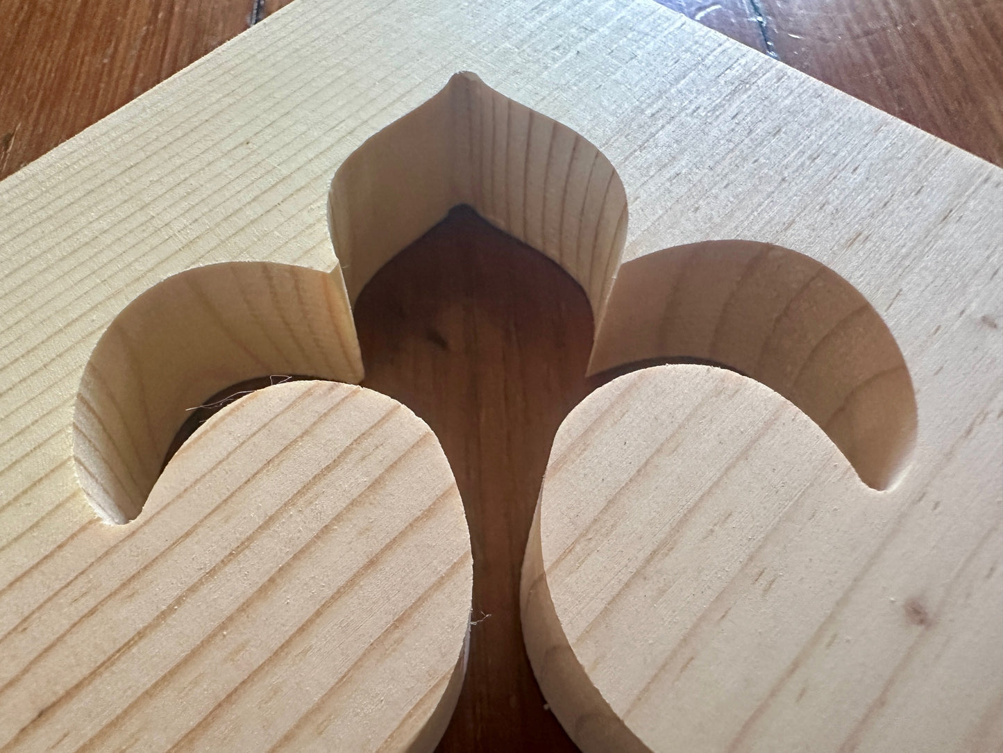 Fleur de lis Wood Trim Brackets