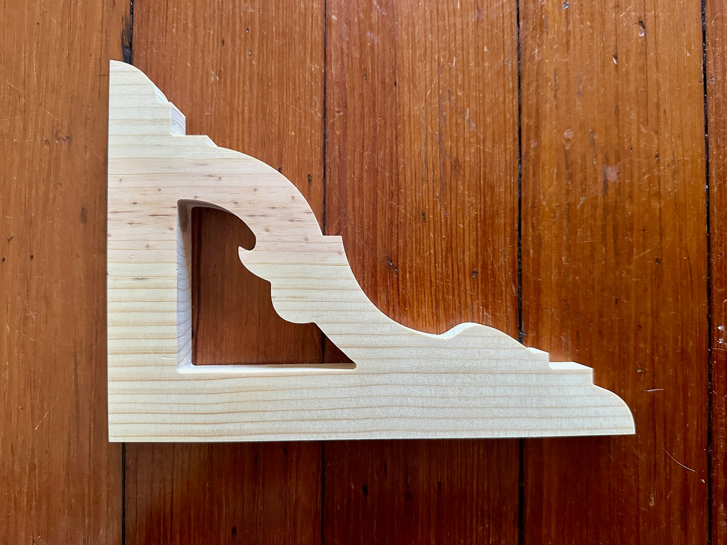 Art Nouveau Wood Trim Brackets