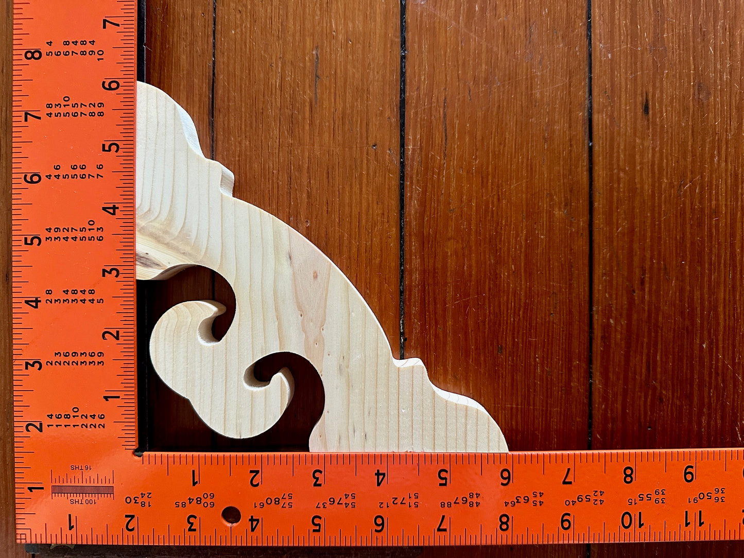 Whale Tail Wood Trim Brackets