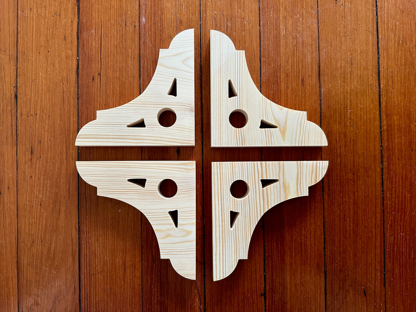 Quaint Wood Trim Brackets