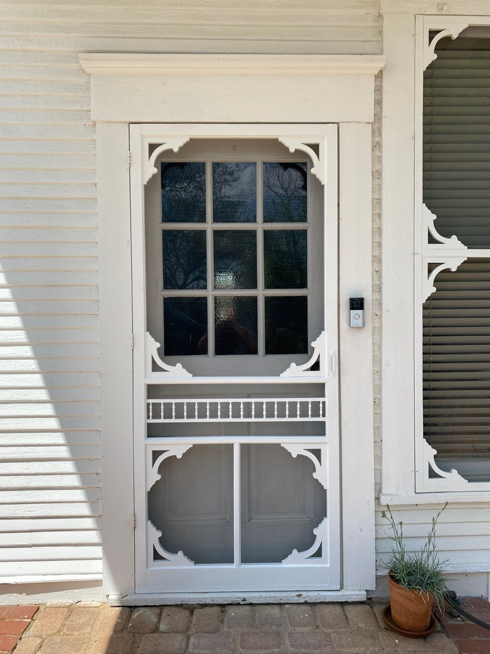 How to Install Decorative Screen Door Brackets Tutorial