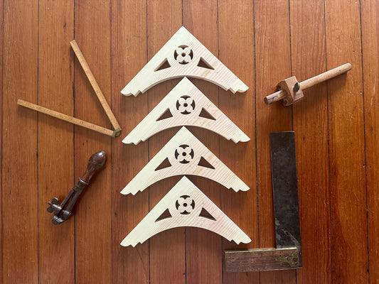 Flower Wood Trim Brackets