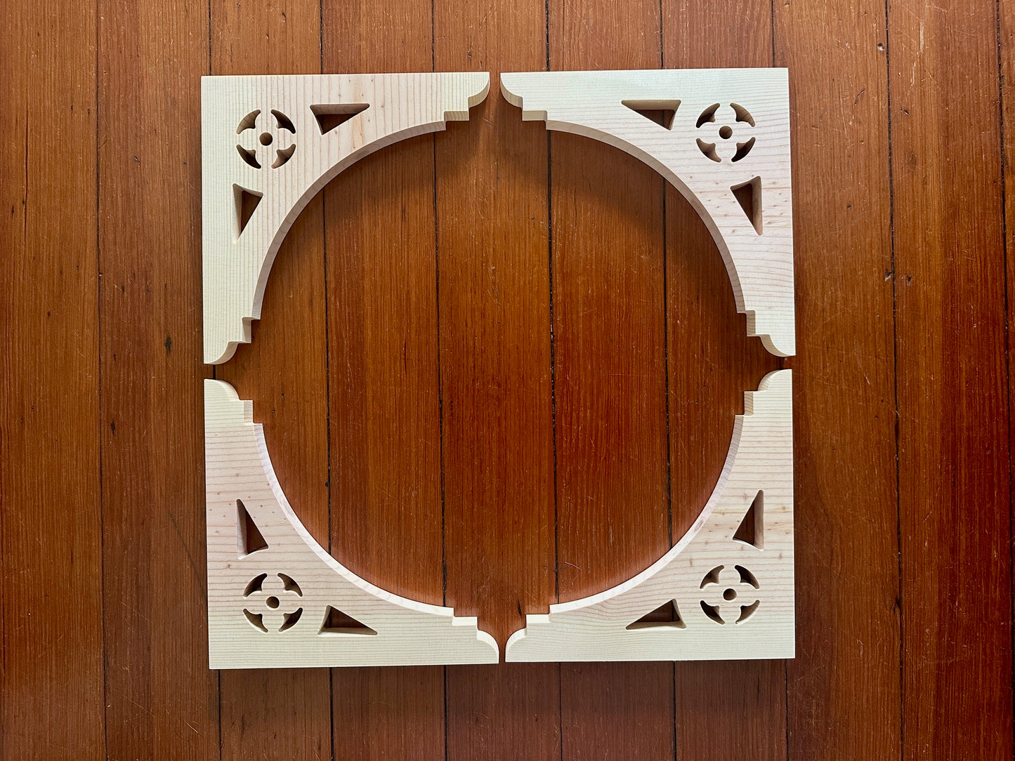 Flower Wood Trim Brackets
