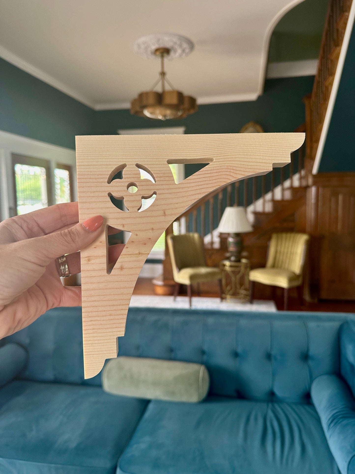 Flower Wood Trim Brackets
