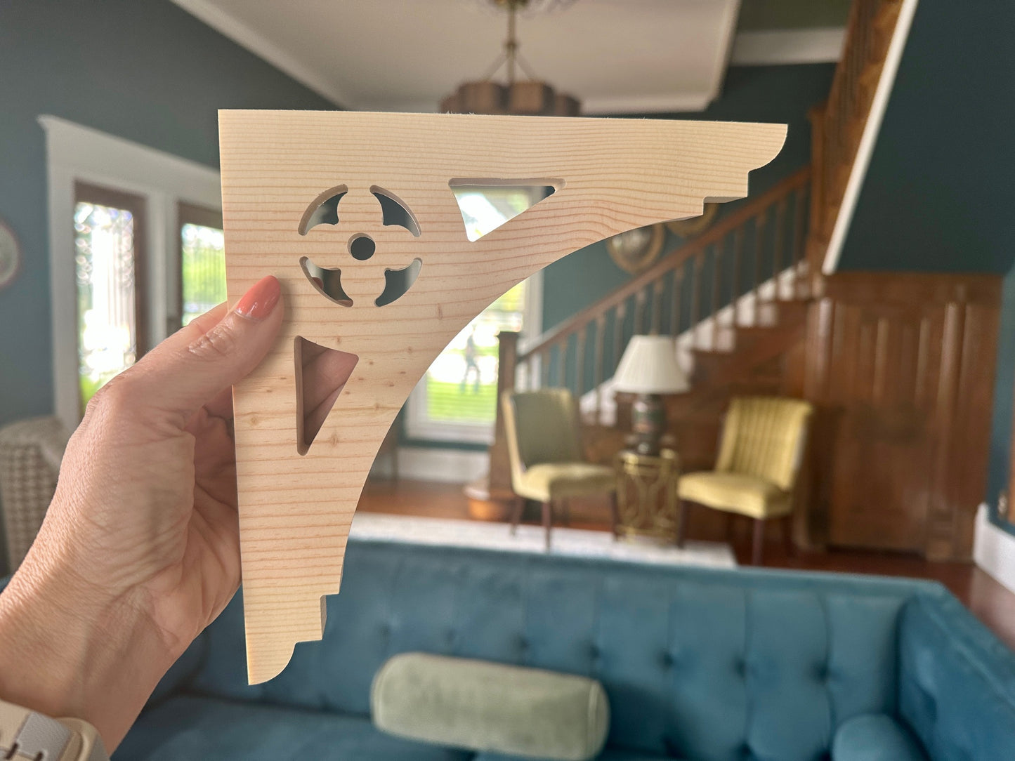 Flower Wood Trim Brackets