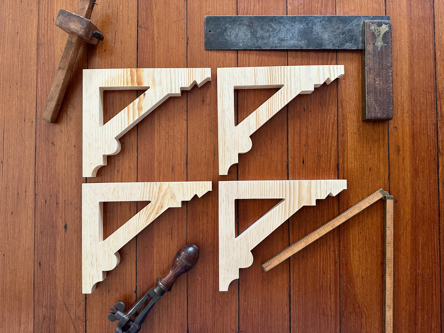 Art Deco #2 Wood Trim Brackets