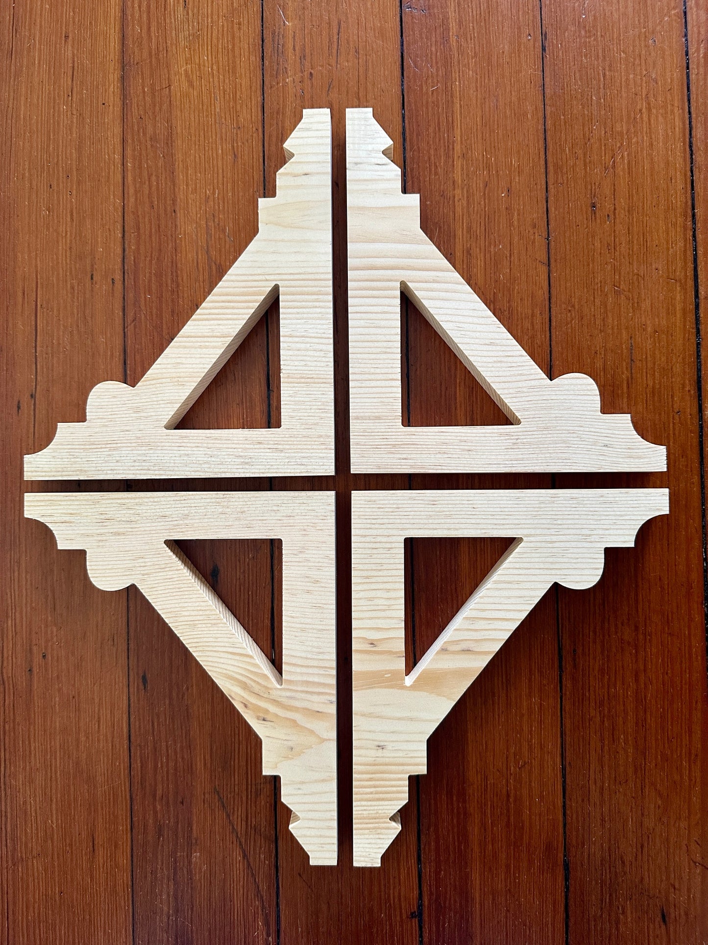 Art Deco #2 Wood Trim Brackets
