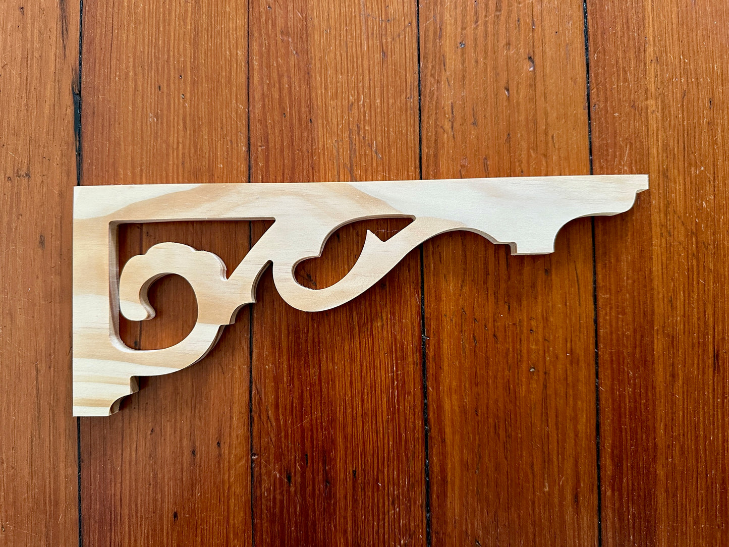 Art Nouveau Flair Stair Riser Brackets