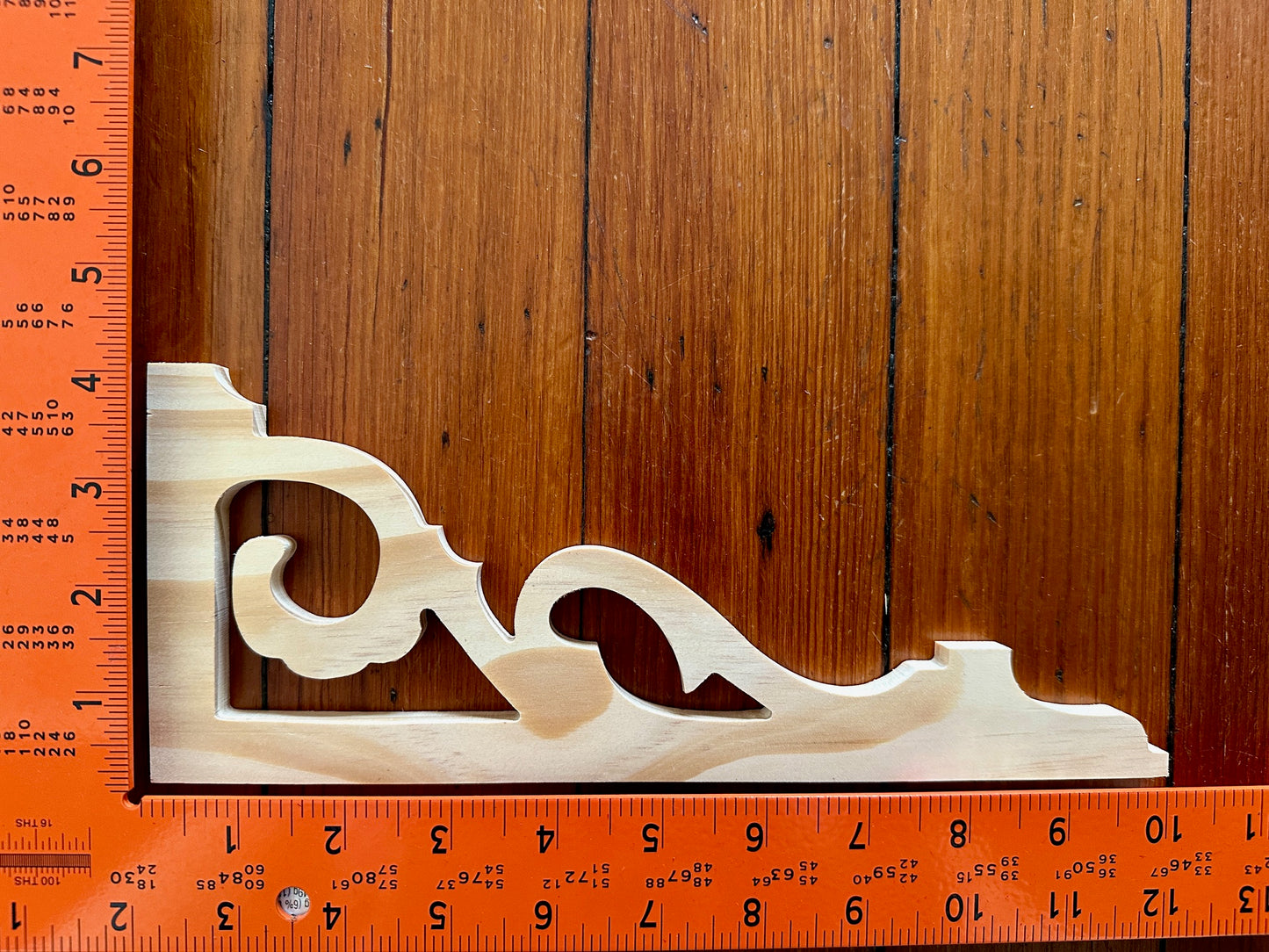 Art Nouveau Flair Stair Riser Brackets