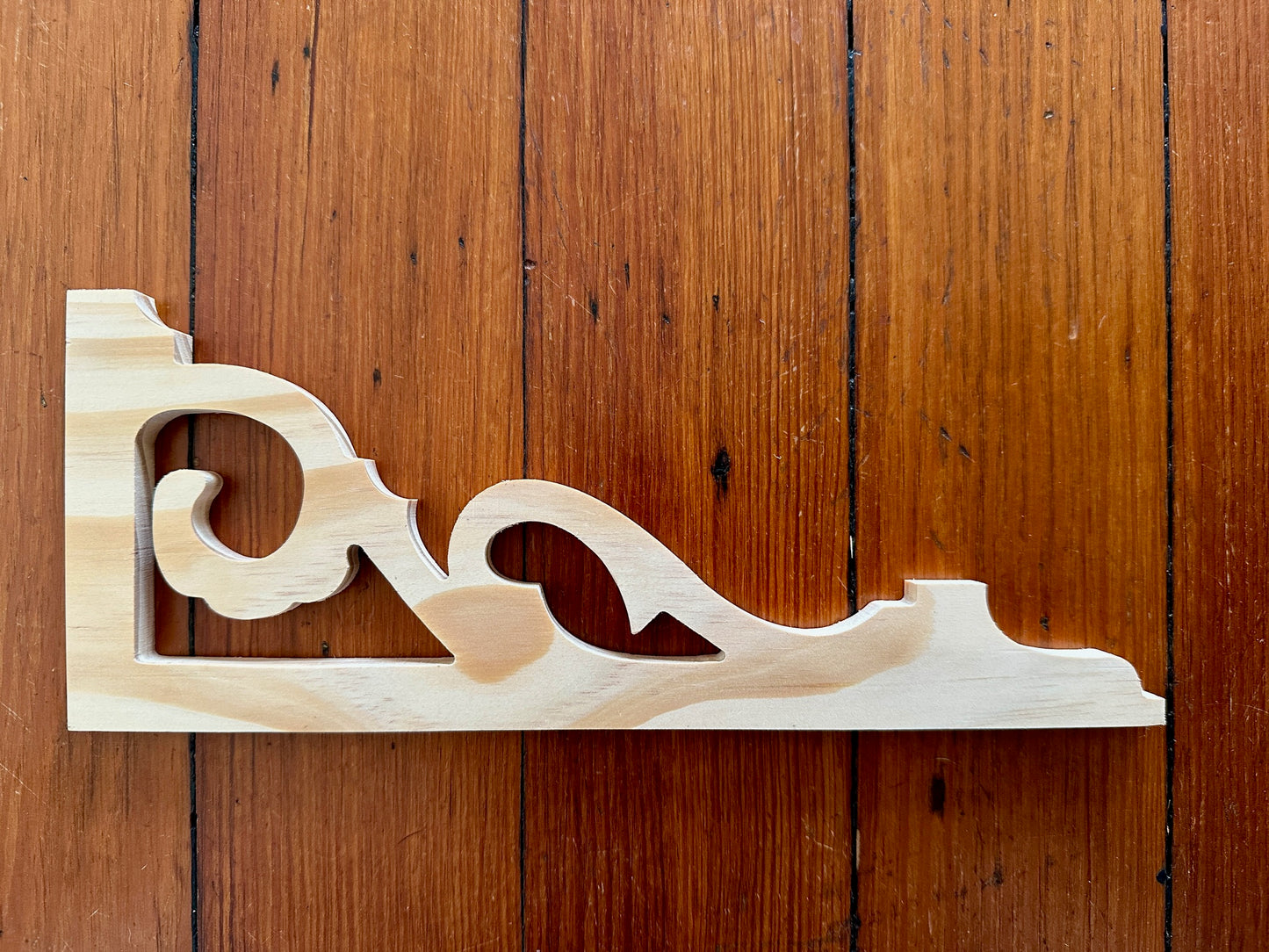 Art Nouveau Flair Stair Riser Brackets