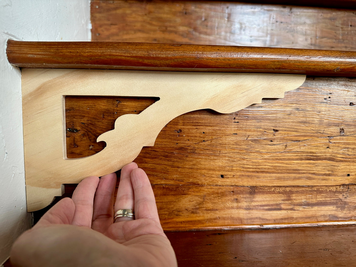 Art Nouveau Stair Riser Brackets