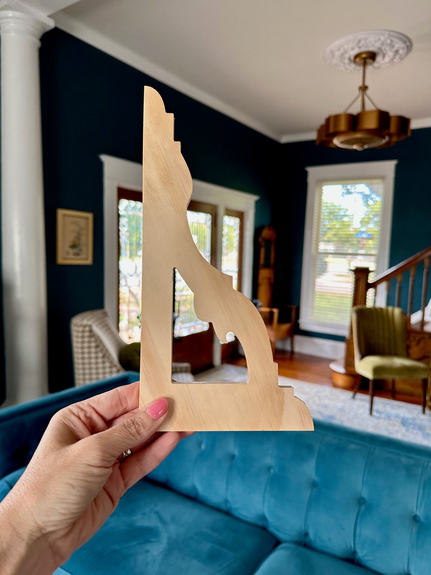 Art Nouveau Stair Riser Brackets