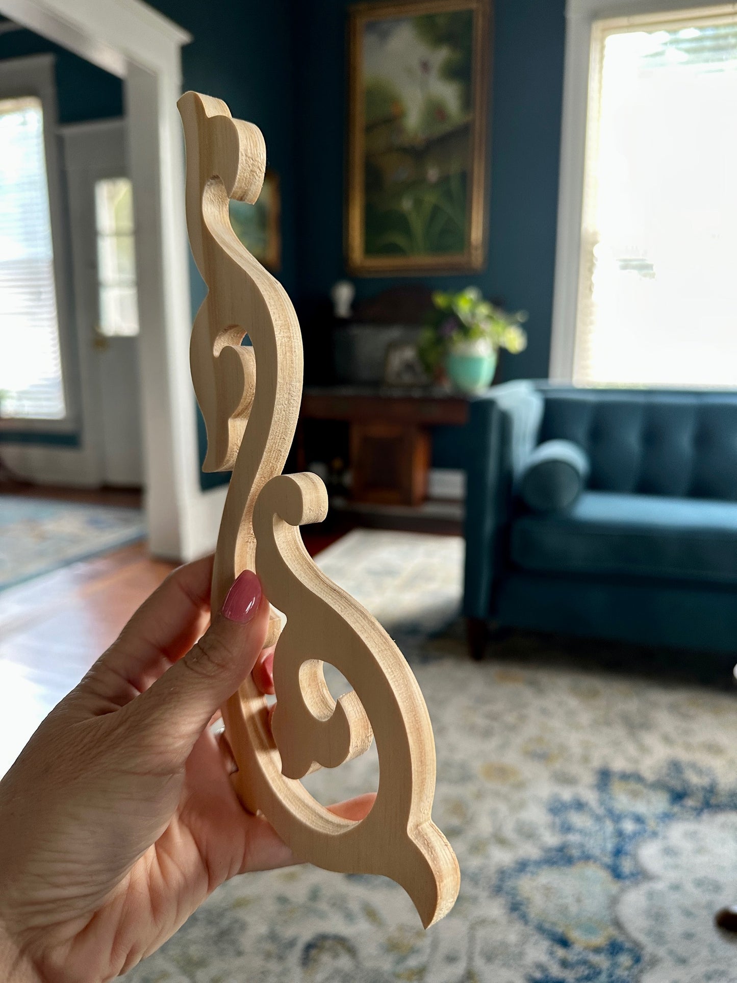 Vine & Leaves Stair Riser Brackets