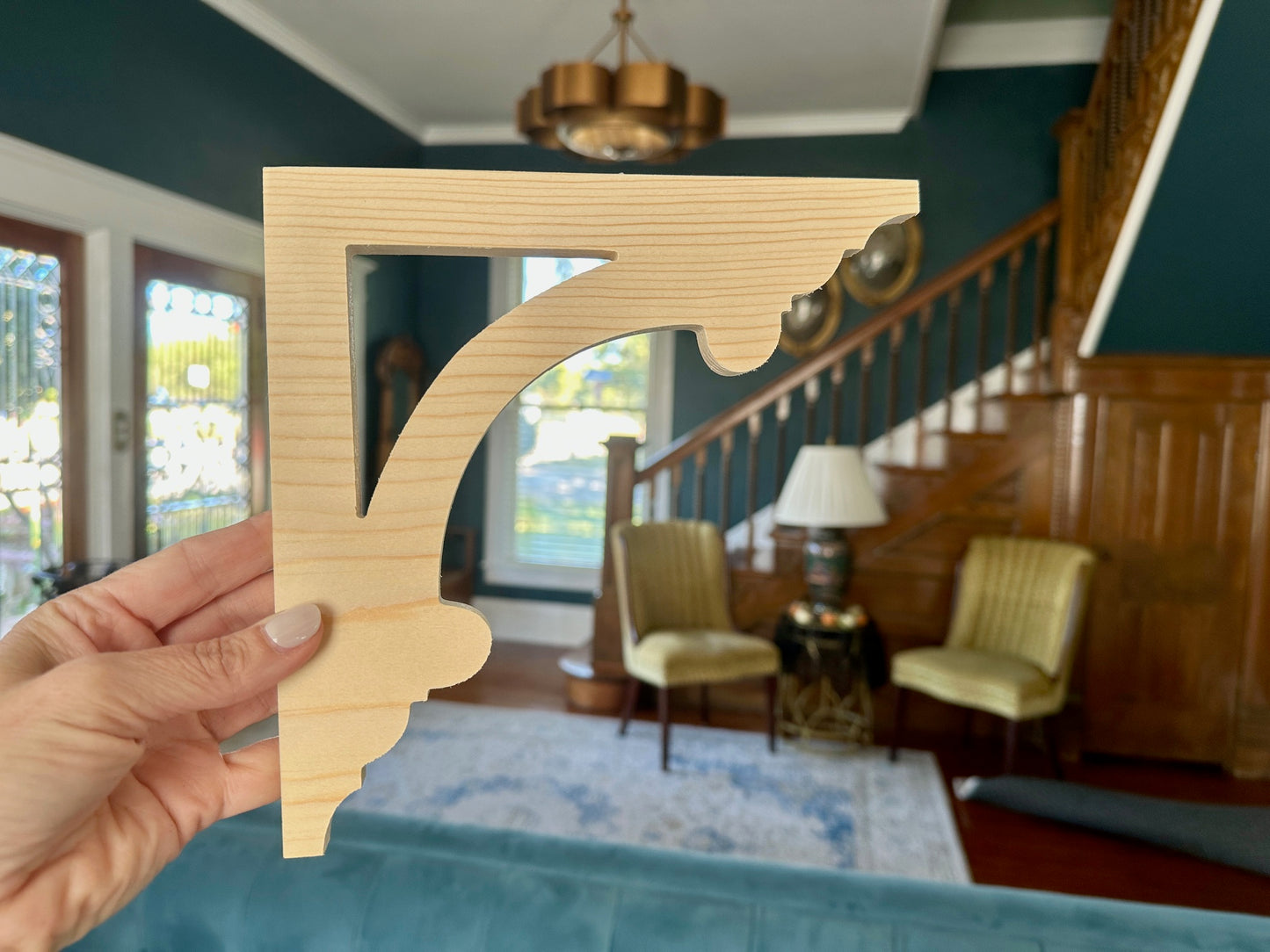Art Deco 1/2" Wood Trim Brackets