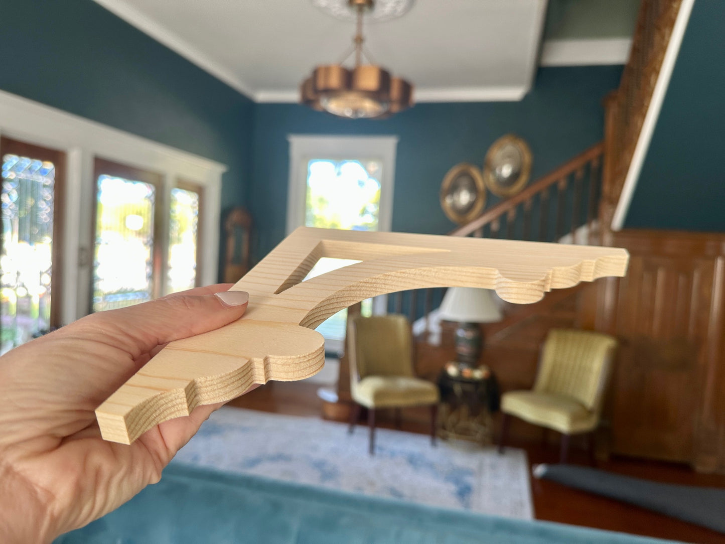 Art Deco 1/2" Wood Trim Brackets