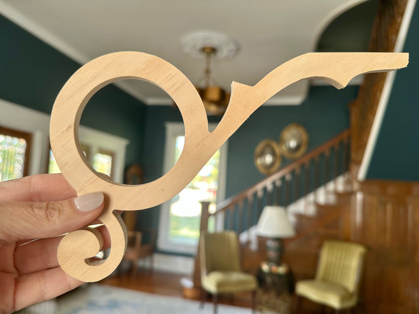 Victorian Circle Stair Riser Brackets