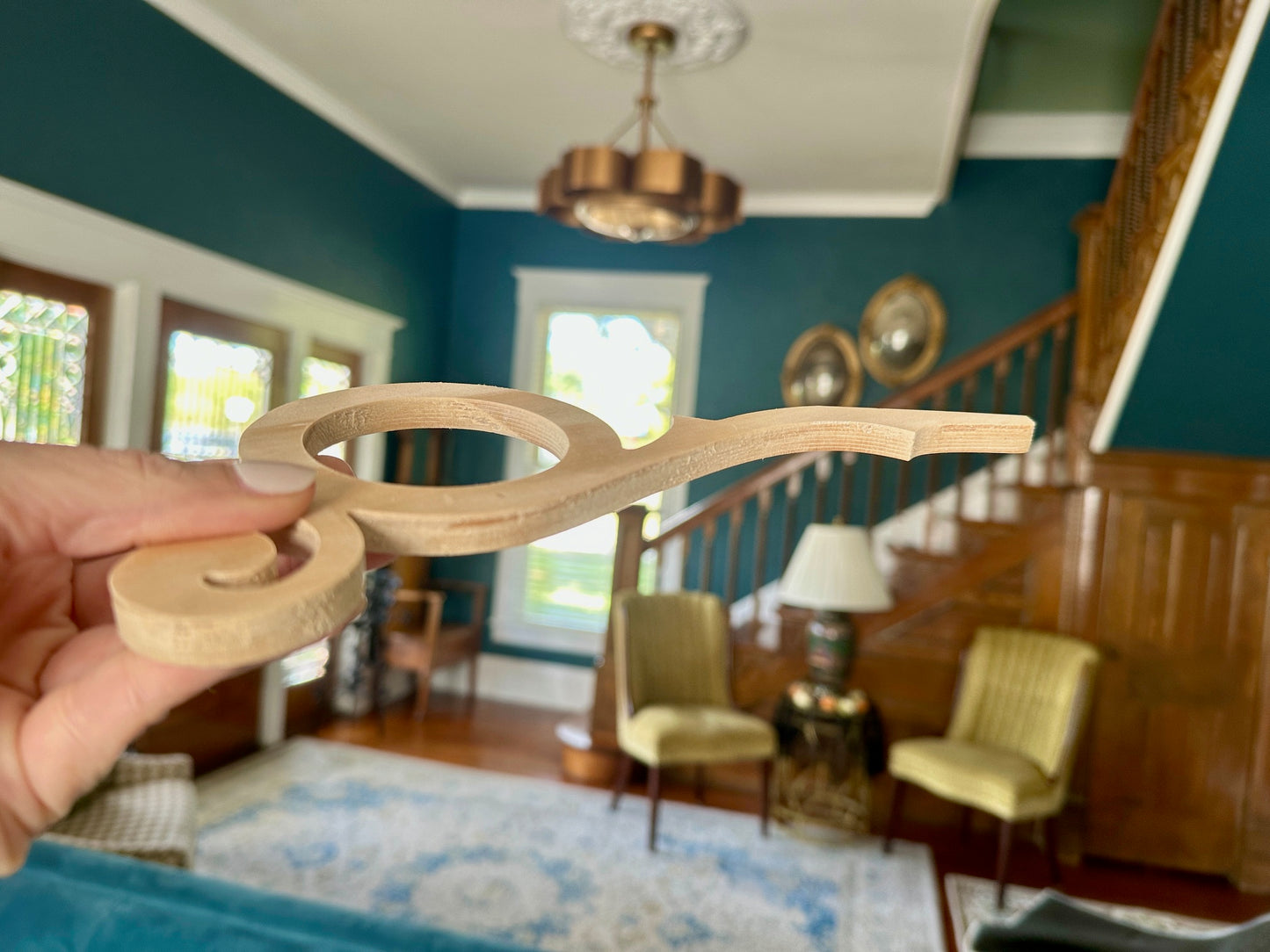 Victorian Circle Stair Riser Brackets