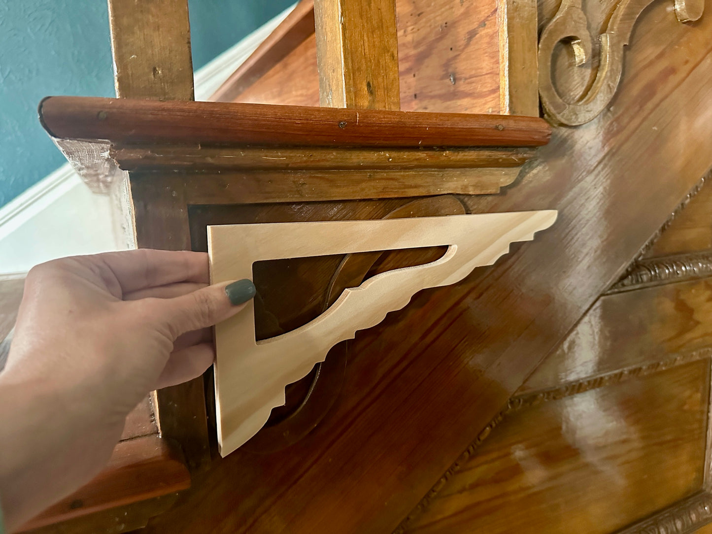 Antique Style Stair Riser Brackets