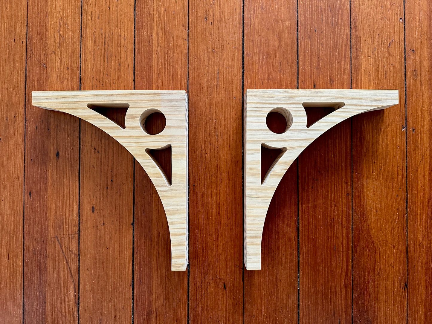 Mid Century Modern Style Porch Brackets