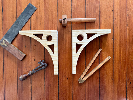 Mid Century Modern Style Porch Brackets