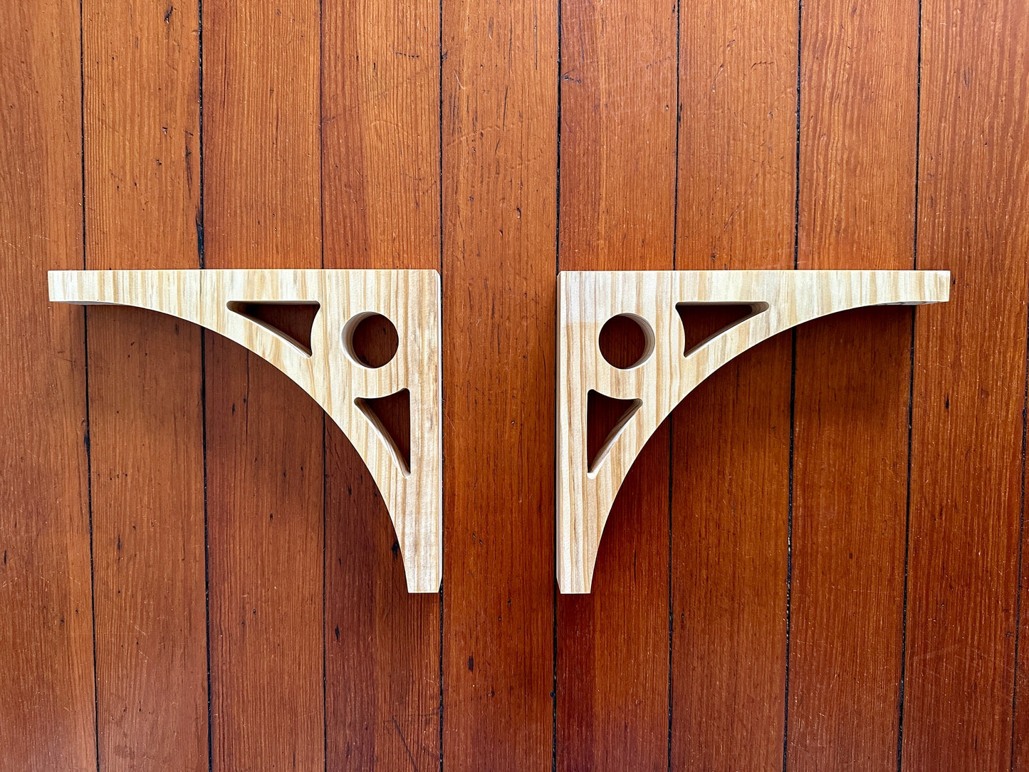 Mid Century Modern Style Porch Brackets