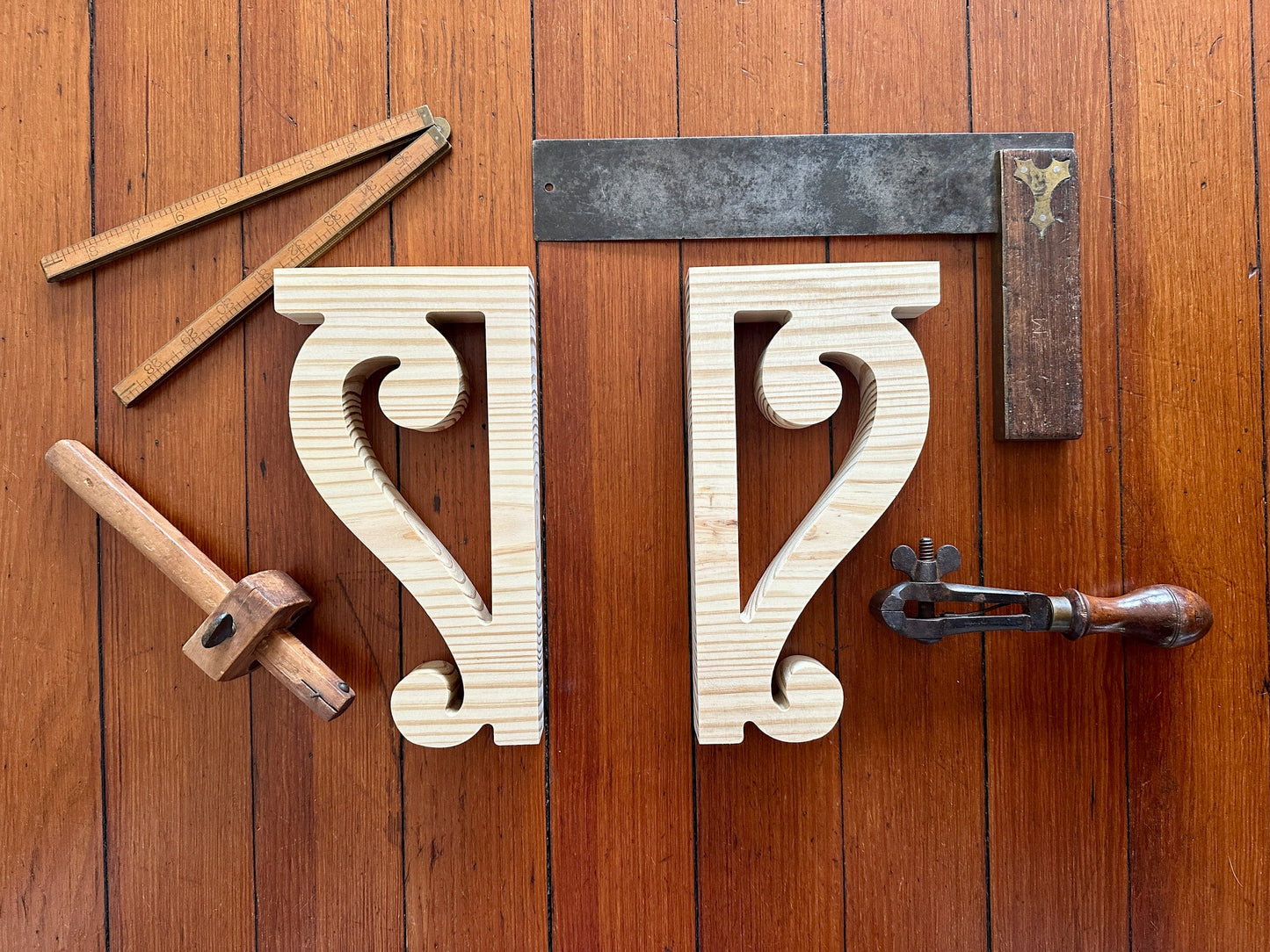 Scroll Porch Brackets
