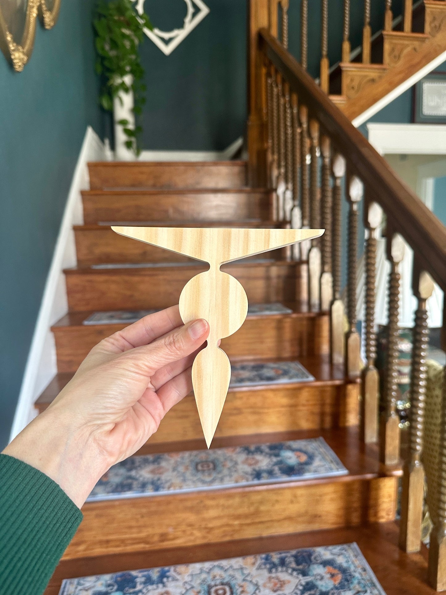 Art Deco Drop Stair Riser Brackets