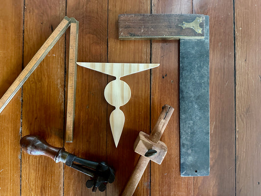 Art Deco Drop Stair Riser Brackets