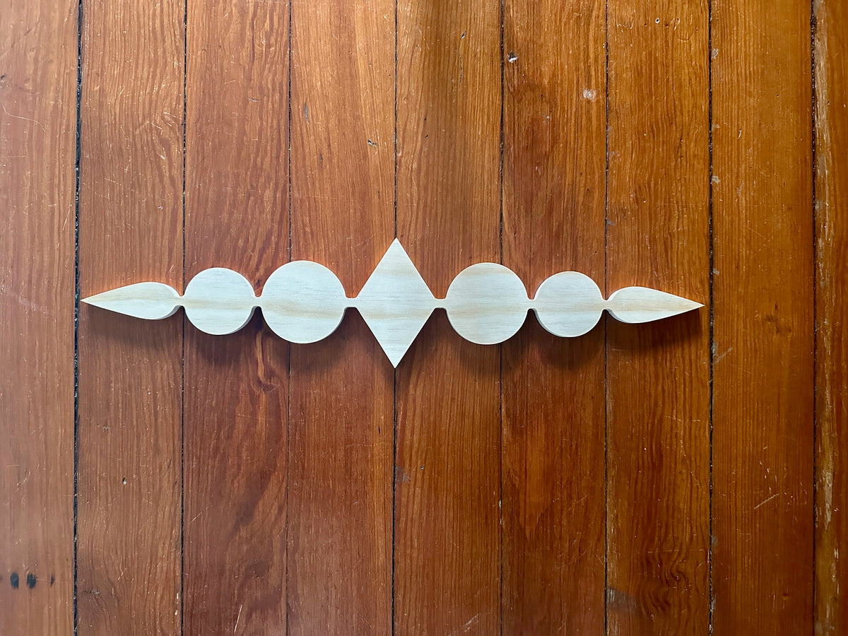 Art Deco Drop Stair Riser Faceplates