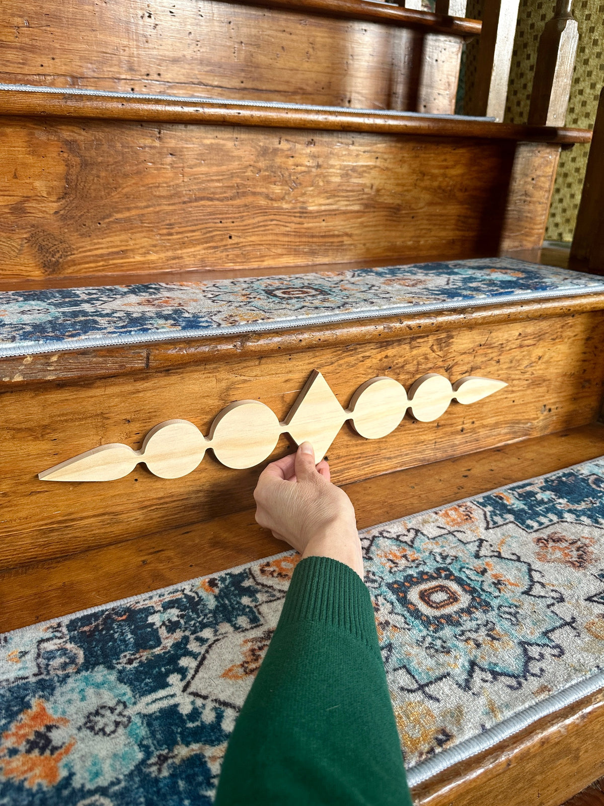 Art Deco Drop Stair Riser Faceplates