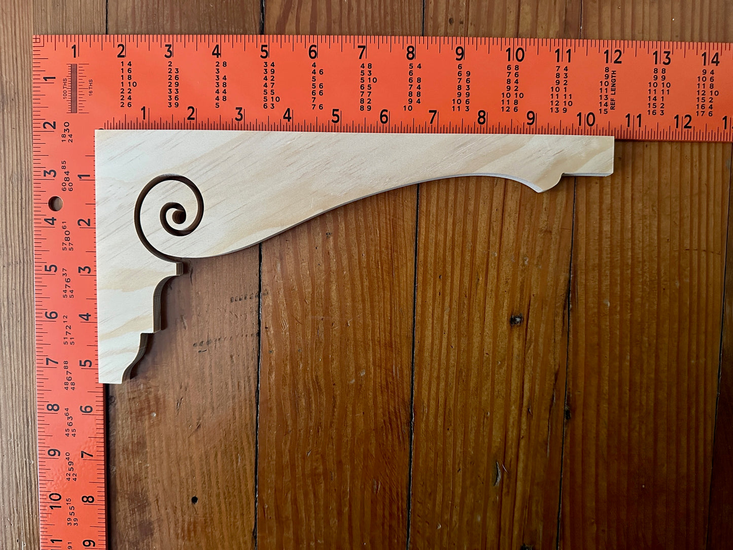 Victorian Scroll Stair Riser Brackets