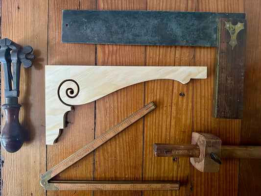 Victorian Scroll Stair Riser Brackets