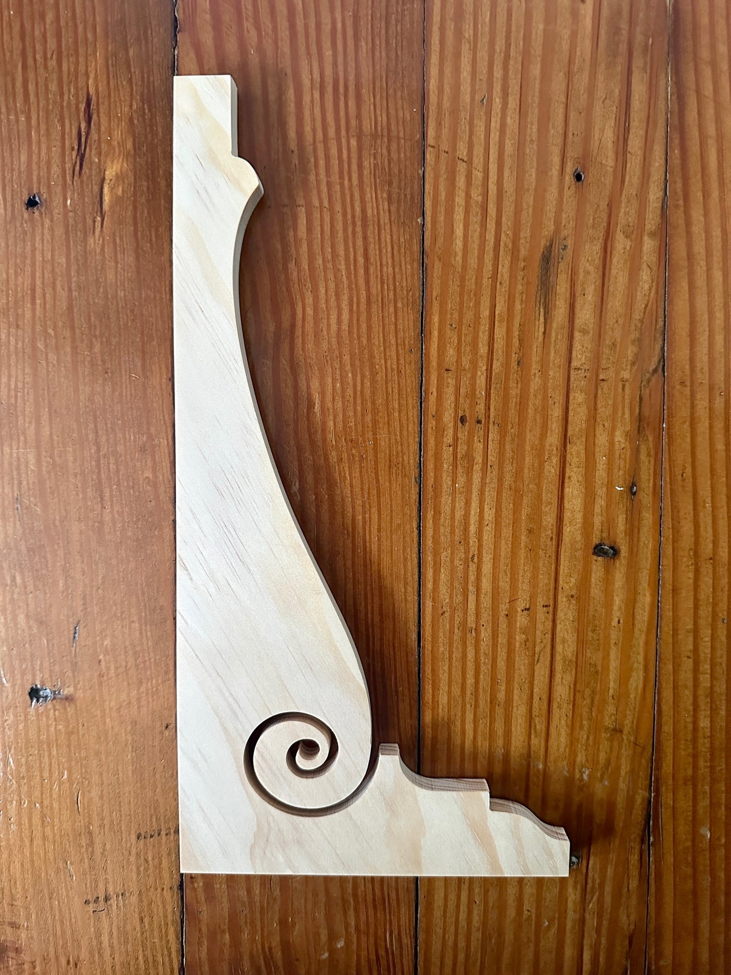 Victorian Scroll Stair Riser Brackets